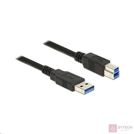 Delock USB 3.0 A -> USB 3.0 B M/M adatkábel 5m fekete