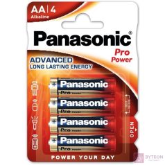 Panasonic Pro Power alkáli AA (R6) elem 4db Blister