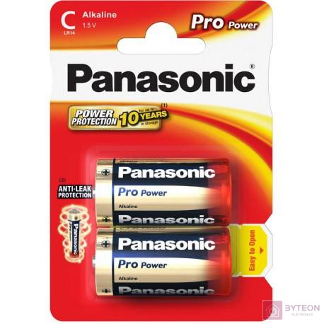 Panasonic Pro Power LR14/C alkáli C (R14) elem 2db Blister