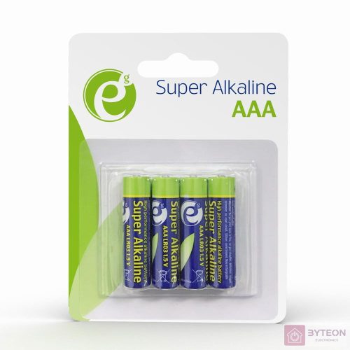 Energenie Alkaline LR03 AAA batteries, 4-pack, blister