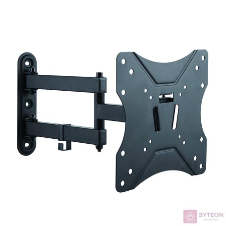 LogiLink TV wall mount, tilt -7.5/+7.5, swivel -90/90, 23–42", max. 25 kg