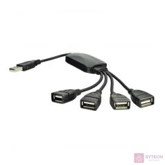 Akyga AK-AD-13 USB2.0 4Port Hub Black