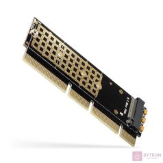 AXAGON PCEM2-1U PCIE NVME M.2 x16/x8/x4 M-Key slot adapter