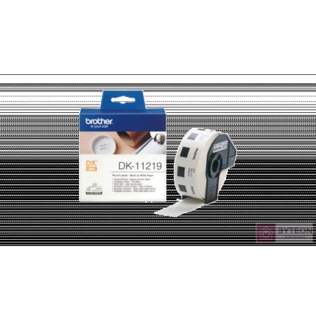 Brother DK-11219 elővágott öntapadós címke 400db/tekercs 29mm x 90mm White