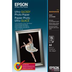 Epson ULTRA GLOSSY A4 300g, 15 lap