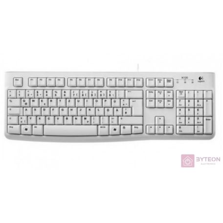 Logitech K120 Német USB billentyűzet White OEM