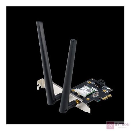Asus PCE-AX3000 Dual Band PCI-E WiFi 6 (802.11ax). Supporting 160MHz Bluetooth