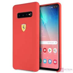 Ferrari Samsung S10 Plus SF szilikon piros tok