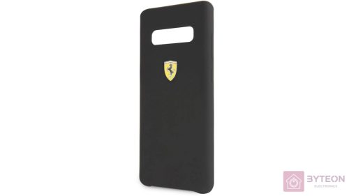 Ferrari Samsung S10 Plus SF szilikon fekete tok