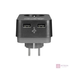   APC PME1WU2B-GR SURGE PROTECTOR fekete túlfeszültségvédő