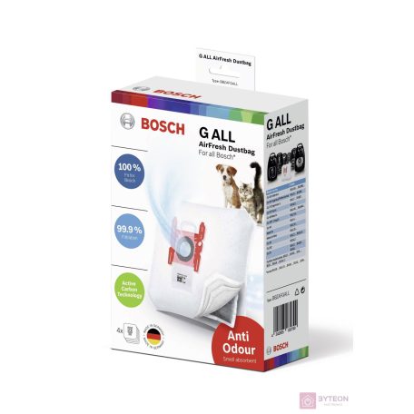 Bosch BBZAFGALL powerProtect AirFresh szagtalanító porzsák