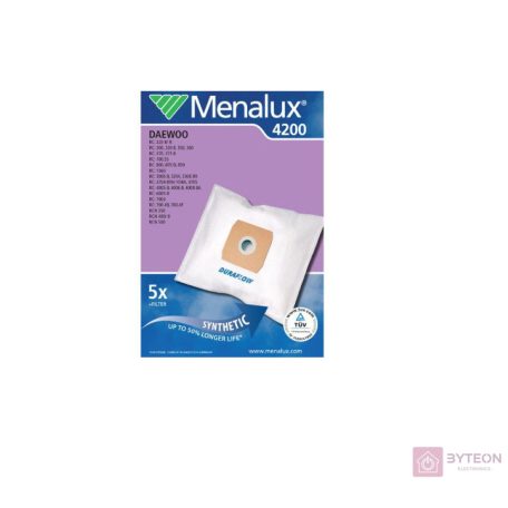 Menalux 4200 5 db szintetikus porzsák + 1 mikroszűrő