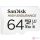 Sandisk 64GB SD micro (SDXC Class 10 UHS-I U3) High Endurance memória kártya