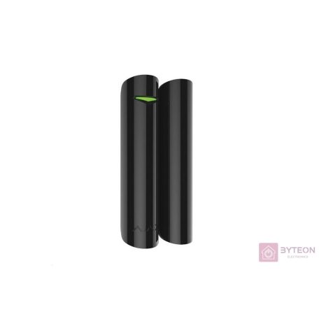 Ajax DoorProtectPlus vezetéknélküli fekete nyitásérzékelő, dőlés és rezgésérzékelővel