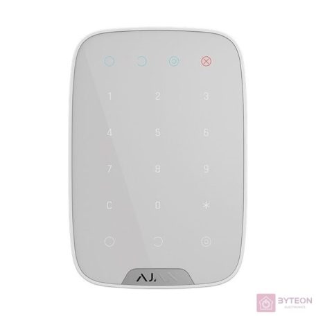 Ajax Keypad vezetéknélküli érintés vezérelt fehér kezelő