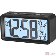   Sencor SDC 2800 B fekete digitális ébresztőóra hőmérővel