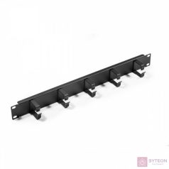 Triton 19" 1U 37mm gyűrűs kábel rendező panel