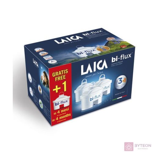 Laica F4S 3+1 db-os Bi-Flux univerzális vízszűrőbetét