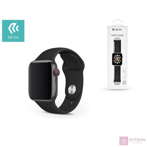 Devia ST324871 Devia 40mm fekete iWatch karpánt