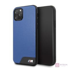 BMW iPhone 11 Pro sima kék kemény műbőrtok