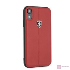 Ferrari Heritage iPhone XR kemény csikos piros tok