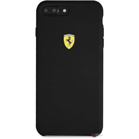 Ferrari iPhone 8 Plus SF szilikon fekete tok