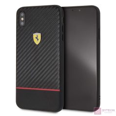   Ferrari On-Ttrack racing iPhone XS MAX karbon és puha gumi tok