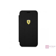   Ferrari iPhone X SF kihajtható racing tyres daphne fekete tok