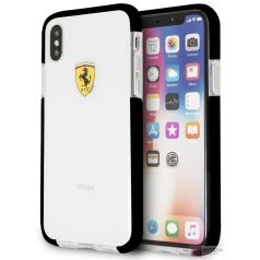 Ferrari On-Track iPhone X fehér logóval akril tok