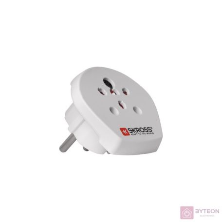 Skross SKR-INDISRDENTOEU Adapter Ind/Isr/Den to EU csatlakozóaljzat