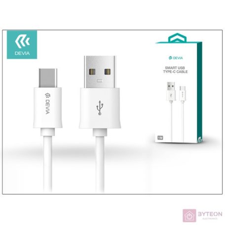 Devia ST993405 Smart 1m USB Type-C v2.0 fehér adatkábel