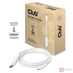 CLUB3D USB 3.1 Type C - HDMI 2.0 1.8m kábel