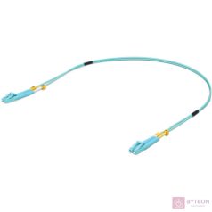   Ubiquiti UniFi Duplex optikai patch kábel LC-LC csatlakozóval, 50/125 OM3 PVC, 0,5 m