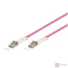   Gigalight Duplex optikai patch kábel 4xLC csatlakozóval, 50/125 OM4 LSZH, 3 m