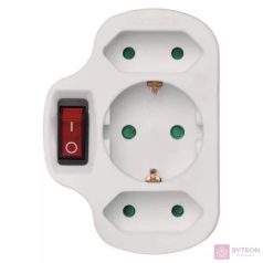 Emos P00282 elágazó aljzat kapcsolós