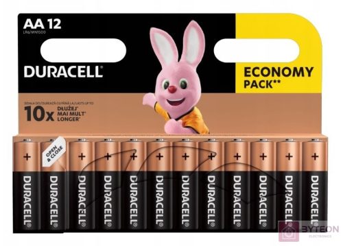 Duracell BSC 12 db AA elem