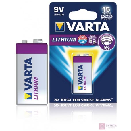 VARTA Professionell 9V Lithium elem 1db*bliszter