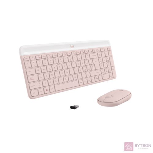 LOGITECH Billentyűzet + egér - MK470 Slim Vezeték Nélküli Combo US