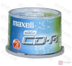 MAXELL CD lemez CD-R80 50db/Henger 52x