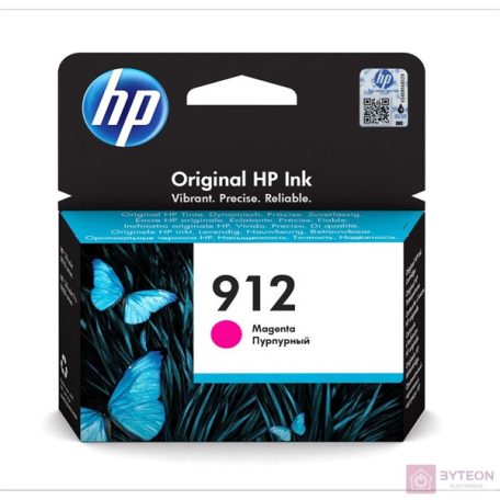 HP Patron 3YL78AE (HP No912) Officejet, bíborvörös, 315/oldal