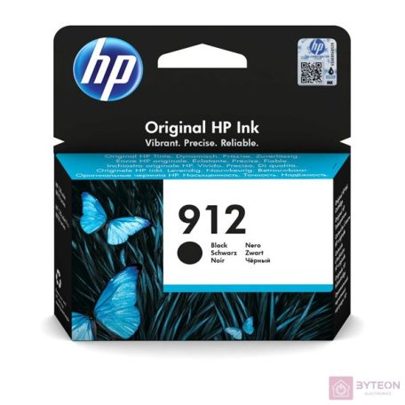 HP Patron 3YL80AE (HP No912) Officejet, fekete, 300/oldal