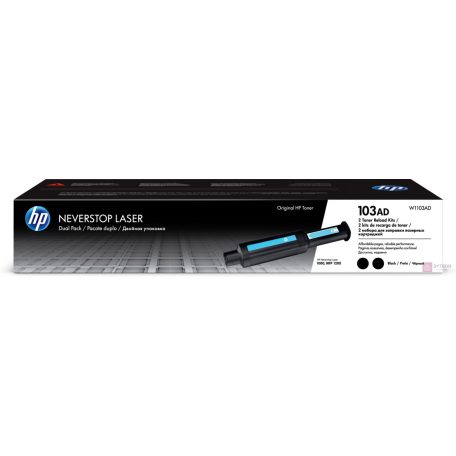 HP Toner 103A Neverstop Újratöltő KIT dupla csomag, fekete 2*2500/oldal