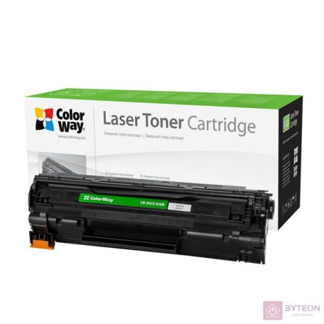 COLORWAY Standard Toner CW-H435/436M, 2000 oldal, Fekete - HP CB435A/CB436A/CE285A; Can. 712/713/725
