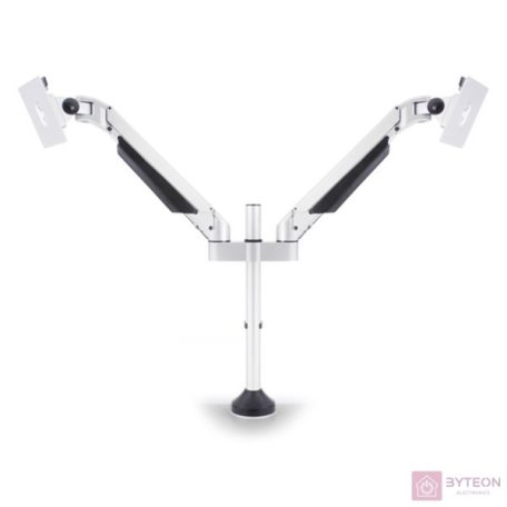 Multibrackets asztali rögzítő Gas Lift Dual, dönthető, forgatható 15-32", fehér