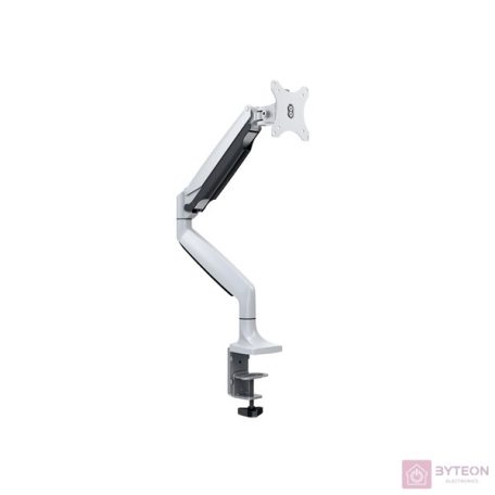 Multibrackets asztali rögzítő Gas Spring Single, dönthető, forgatható 15-27", fehér