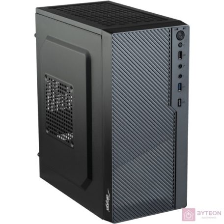 AKYGA Ház AK36BK Micro ATX Fekete, USB2.0+USB3.0