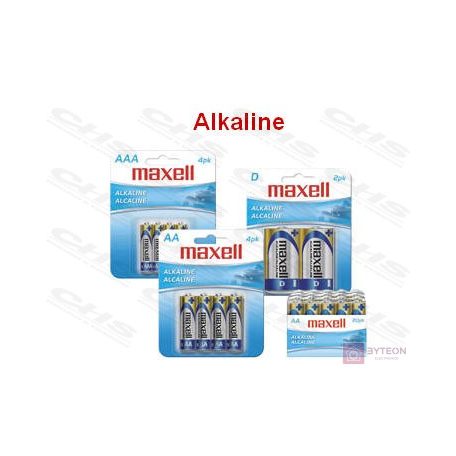 MAXELL Alkálielem LR-6 AA 4db-os