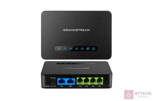 Grandstream HT814 4 FXS+2LAN portos Analóg  telefon adapter HandyTone