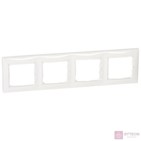 LEGRAND Valena négyes keret vízszintes fehér