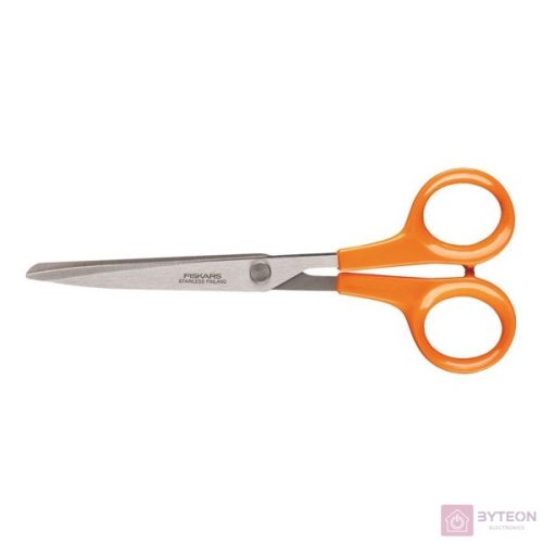 FISKARS Olló, papírvágó, 17 cm,"Classic" narancssárga